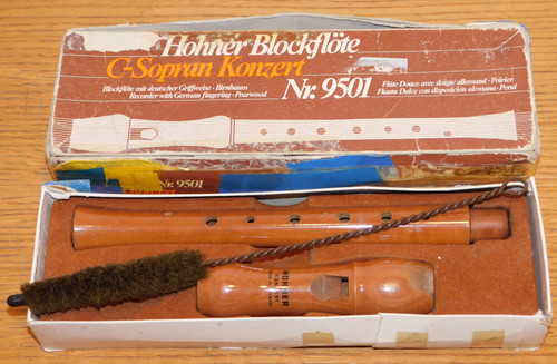 Vintage flute douce - douce, bec