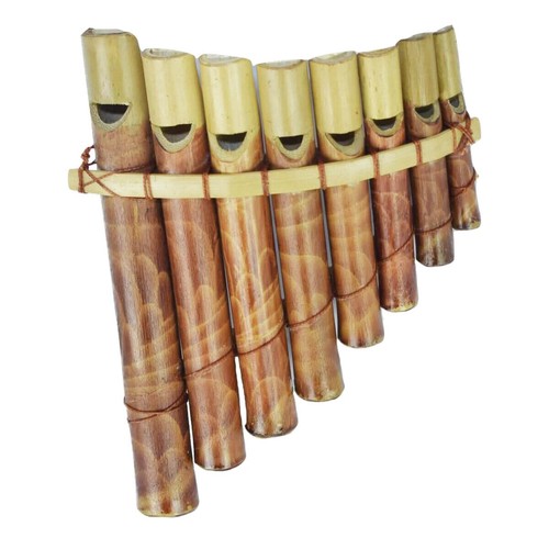 Flûte pan bambou bois - flûte,