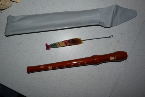 Flute bois avec acessoire - en,